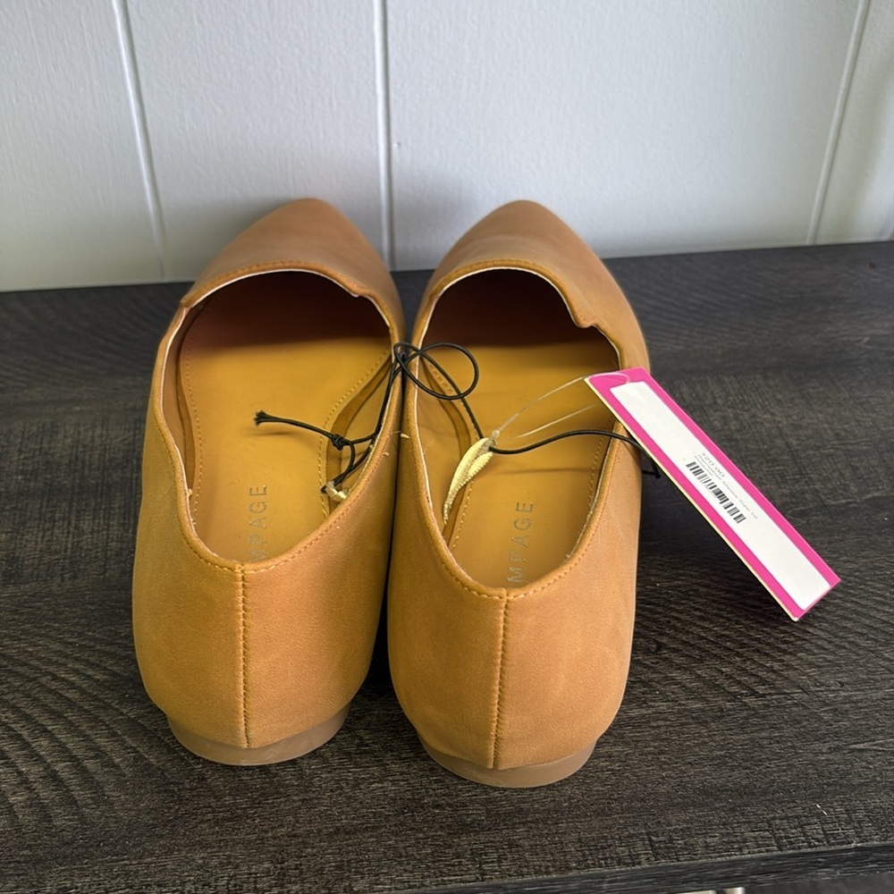 Rampage Elegant Tan Flats for Women - Picture 4 of 6